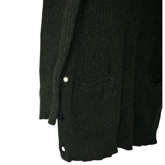 TAHARI Green Dressy, Business Wool Yak Cowl Neck Knit Sweater Size: L - Picture 3 of 5